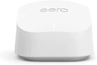 Amazon eero 6+ Mesh-WLAN-Router | 1-Gbit/s-Ethernet | Bis zu 140 m² Abdeckung | Für Verbindungen mit über 75 Geräten | Einzelpack | 2022 - Produktbild
