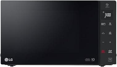 LG MH6535GDS Microwave with Grill and Smart Inverter, 25 L, 1000W Microwave, 900W Grill, Automatic Programs, Easy Clean, Black - Stark reduziert