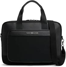 TOMMY HILFIGER TH FOUNDATION AM0AM13626 Computertasche für Herren, Schwarz, Einheitsgröße, Schwarz (Schwarz), One Size - Amazon Angebot