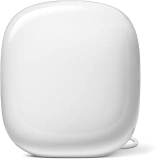 Google WiFi Pro – Wi-Fi 6E Zuverlässiges Heim-WLAN-System mit effektiver Abdeckung für Dein Zuhause Mesh-WiFi-Router Schnee, GA03030-EU, 1-Pack - Amazon Angebot