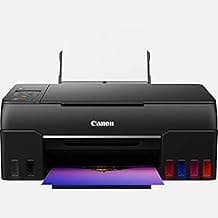 Canon PIXMA G650 MegaTank Drucker Tintenstrahldrucker Scanner Kopierer (4.800 x 1.200 dpi, Fotodrucker 10x15 cm,, LC Display, WLAN, Wireless Printing, Auto Power On/Off) schwarz - Details ansehen