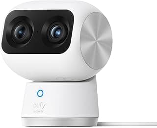 eufy Indoor Cam S350, Überwachungskamera Innen, 4K, Dual Kameras, K.I | Überwachungskamera innen mit 8× Zoom und 360° PTZ, Dual-Band Wi-Fi 6, Sicherheitskamera innen, Videoüberwachung - Details ansehen