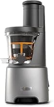 Kenwood PureJuice Pro Entsafter JMP85.00SI, Slow Juicer für selbstgemachte Säfte, XXL-Einfüllöffnung für ganze Früchte, mit niedriger Drehzahl für den Erhalt wichtiger Vitamine, 230 Watt, Silber - Produktbild