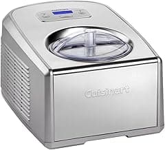 Cuisinart Eiscreme- und Gelato-Maschine | Macht Eiscreme, Gelato, Sorbet, gefrorenen Joghurt in 40 Minuten | Hausgemachte Desserts | Schüssel muss nicht vorgefroren werden | Edelstahl | ICE100BCU - Top Deal