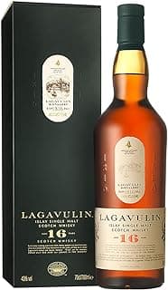 Lagavulin 16 Jahre Islay Single Malt Scotch Whisky, 43 % Vol, vol| rauchig, intensiv, torfig, süßer und salziger Single Malt Whisky, in Geschenkbox, gereift in Eichenfässern, 700ml - Amazon Angebot