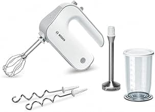 Bosch Hausgeräte MFQ4070 Handrührer 500 Watt, Weiß/Silber - Amazon Angebot
