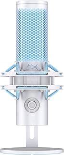 HyperX QuadCast 2 Frost, USB-Mikrofon für Gaming, Streaming und Podcasting, integrierte Bedienelemente, LED, Schnellverschluss-Schockhalterung, Arm-/Stativhalterung, PC, PS5, PS4, USB-C, Grau-Blau - Günstig online kaufen