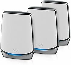 NETGEAR Orbi WiFi 6 Mesh WLAN System (RBK853) | Triband Mesh, Router mit 2X Satelliten | WLAN-Abdeckung bis zu 525 m², über 100 Geräte bis 6 GBit/s (AX6000)| einfache App Installation - Günstig online kaufen