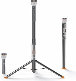 Campinglampe Teleskop & Zusammenklappbar 800 Lumen, IP65 Wasserdicht, mit Fernbedienung & Magnetfuß, USB Wiederaufladbar, Höhenverstellbar – Outdoor Licht für Abenteuer, Zelten, Notbeleuchtung - Günstig online kaufen