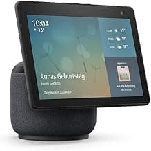 Echo Show 10 (3. Generation, 2020) | Hochauflösendes Smart Display mit Bewegungsfunktion und Alexa, Anthrazit | Zertifiziert und generalüberholt - Produktbild