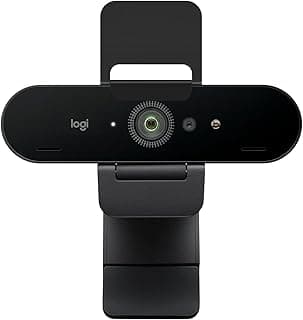 Logitech Brio 4K Webcam, Videogespräche, Mikrofon mit Geräuschunterdrückung, automatische HD-Belichtungskorrektur, Microsoft Teams, Zoom, Google Voice, Google Meet, PC/Mac/Notebook/MacBook - Graphit - Amazon Angebot