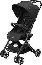 Maxi-Cosi Lara2 Baby Kinderwagen, 0–4 Jahre, 0–22 kg, federleichter, kompakter Buggy, 3 Liegepositionen, flache Liegeposition, klein zusammenklappbar, Schultergurt, Essential Black - Amazon Angebot
