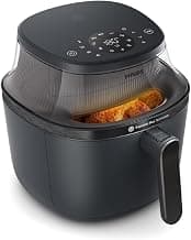 Philips Airfryer 3000 Series - Heißluftfritteuse mit 4.2L, Sichtfenster, 16 Garmethoden, RapidAir Plus Technologie, Fat Removal, HomeID Rezepte-App, mühelose Reinigung (NA320/00) - Stark reduziert