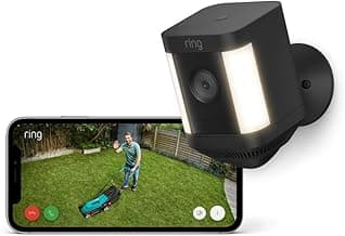 Zertifiziert und generalüberholt Ring Spotlight Kamera Plus Akku (Spotlight Cam Plus Battery)| Überwachungskamera aussen mit WLAN, HD-Video, LED-Flutlicht, Nachtsicht, Bewegungserfassung & Sirene - Günstig online kaufen