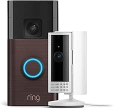 Ring Akku-Videotürklingel (Battery Video Doorbell) + Ring Innenkamera (Indoor Camera) | WLAN-Videotürklingel-Sicherheitskamera, Selbstinstallation (in 5 Minuten) | Privatsphäre-Einstellungen - Top Deal