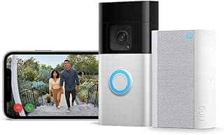Ring Akku Videotürklingel Plus (Battery Doorbell Plus) mit Chime Pro| Videotürklingel mit 1536p HD-Video, Selbstinstallation (5 Minuten) | Schnellwechsel-Akkupack I Privatsphäre-Einstellungen - Jetzt günstig kaufen