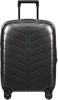 Samsonite Attrix - Spinner S, Erweiterbarer Handgepäck, 55 cm, 38/44 L, Schwarz (Anthrazit) - Super Angebot