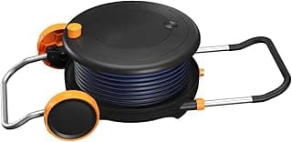 Fiskars Comfort Waterwheel M mit Rädern, All-Inclusive-Bewässerungs-Set, 21,5 m Gesamtreichweite, Automatisches Aufrollen, Gartenschlauch in Universalgröße (Ø 13 mm), Universal-Hahnverbinder, 1071639 - Günstig online kaufen