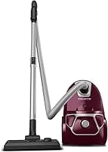 Rowenta Compact Power Staubsauger mit Beutel, 750 Watt, 3 Liter Staubbeutel, 2-in-1-Fugendüse, Home & Car-Set, für alle Bodenarten, kompaktes Design, Bodenstaubsauger, ‎dunkelrot /silber, RO3969EA - Jetzt günstig kaufen
