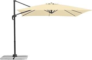 Schneider Sonnenschirm Rhodos Junior, natur, 270 x 270 cm quadratisch, 786-02, Gestell Alu/Stahl, Bespannung Polyester, 18 kg - Details ansehen