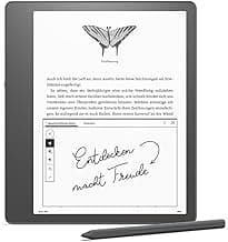 Zertifiziert und generalüberholt Kindle Scribe, der erste Kindle mit Schreibfunktion, mit 10,2-Zoll-Paperwhite-Display mit 300 ppi, mit Premium-Eingabestift | 32 GB - Details ansehen