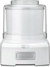 Cuisinart Cool Scoops Hausgemachtes Gelato & Eismaschine in 25 Min. | Sorbet Frozen Yogurt Maker | Familiengröße | 1.4L Rührschüssel | ICE21, Kunststoff, Weiß - Amazon Angebot