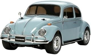 Tamiya 58572 1:10 RC Volkswagen Beetle (M-06) - ferngesteuertes Auto, RC Fahrzeug, Modellbau, Bausatz zum Zusammenbauen, Hobby, Basteln - Amazon Angebot
