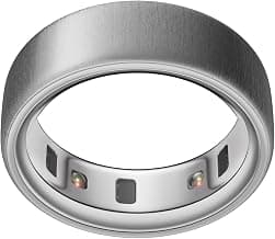 Oura Ring 4 - Gebürstetes Silber - Size 11 - Smart Ring | Measure First with Oura Ring 4 Sizing Kit | Sleep Tracking Wearable - Heart Rate - Fitness Tracker - Up to 8 Days Battery Life - Stark reduziert