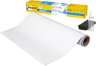Post-it Easy Erase Whiteboard-Oberfläche, Weiß, 91.4 cm x 121.9 cm, 1 Rolle/Packung - Produktbild