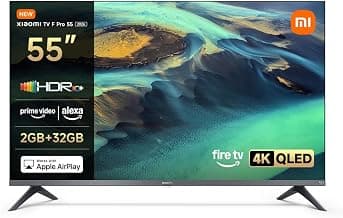 Xiaomi TV F Pro 55 (140 cm), 4K UHD QLED, Smart TV, Fire OS8, HDR10+, MEMC - Details ansehen