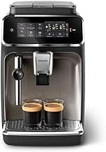 PHILIPS 3300 Series Kaffeevollautomat - 5 Getränke, Intuitives Touch-Display, Klassischer Milchaufschäumer, SilentBrew, 100% Keramikmahlwerk, AquaClean Filter. Schwarzchrom (EP3326/90) - Günstig online kaufen