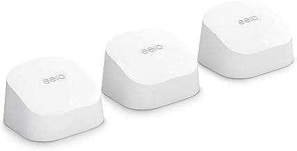 Amazon eero 6 Mesh-WLAN-Router | 500-Mbit/s-Ethernet | Bis zu 420 m² Abdeckung | Für Verbindungen mit über 75 Geräten | Dreierpack - Amazon Angebot