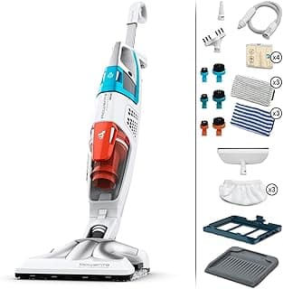 Rowenta Clean & Steam Multi Dampfstaubsauger, gleichzeitig saugen und wischen, abnehmbares Handteil mit vielen Aufsätzen, 1700 Watt, nur 30 Sekunden Aufheizzeit, Weiß, RY8544 - Produktbild