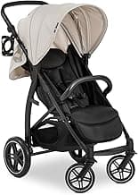 hauck Rapid 4D, Beige - Kinderwagen mit Pannensicheren Gummiräder - ab Geburt bis 22 kg - mit Liegefunktion, UPF 50+, Schnell Klappbar, Becherhalter, Höhenverstellbar - Top Deal