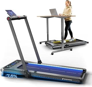Sportstech Laufband für Zuhause und Schreibtisch, Walking Pad mit Steigung, Gehen bis 6 km/h & Joggen bis 12 km/h, LED, Home Office, klappbar, App Funktion, 130 kg belastbar, Tabletholder, sWalk Plus - Günstig online kaufen