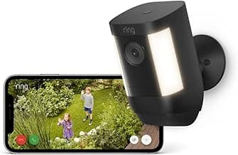 Zertifiziert und generalüberholt Ring Spotlight Kamera Pro Akku | Überwachungskamera aussen mit HDR-Video, WLAN, Bewegungserfassung| Akkubetriebene Sicherheitskamera mit LED & Sirene - Jetzt günstig kaufen