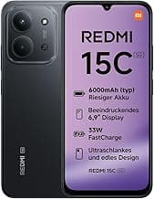 Xiaomi REDMI 15C 5G, Smartphone 4+256GB, 6,9 120Hz Display, MediaTek Dimensity 6300 Prozessor 6nm Octa-Core, 50MP KI-Dualkamera, 6000mAh, Mitternachtsschwarz - Günstig online kaufen