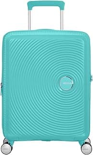 American Tourister Soundbox - Spinner S Erweiterbar Handgepäck, 55 cm, 35.5/41 L, Blau (Poolside Blue) - Super Angebot