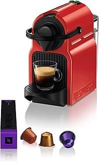 Krups Nespresso Inissia Kaffeemaschine – kompakte Espressomaschine für Kaffeekapseln, 19 Bar Druck, schnelles Aufheizen in 25 Sekunden, Energiesparfunktion, 0,7 L Wassertank, Rot, Modell YY5506FD - Jetzt günstig kaufen
