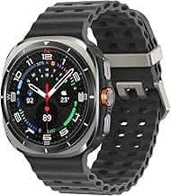 Samsung Galaxy Watch Ultra (2025) Smartwatch mit Galaxy AI, Fitness-Uhr, Marine Band, Titan-Gehäuse, Schnellbutton, Dual-GPS, 64 GB Speicher, 47 mm, LTE, Titanium Silver, 3 Jahre Herstellergarantie - Stark reduziert