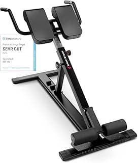 Sportstech 6in1 Bauch- und Rückentrainer für zuhause, Multifunktion Hantelbank verstellbar, training bench press bank, Deutsche Qualitätsmarke, Bauch Beine Po, BRT150 - Details ansehen