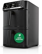 Bosch XXL Heißluftfritteuse, 12,0L Doppelkammer, platzsparend, 6 Programme, PFAS frei, schwarz, AirFryer Serie 6, MAFD661B0 - Günstig online kaufen