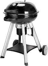 TAINO NEO Holzkohle-Kugelgrill mit klappbarem Deckel Kettle-Grill Ø 57 cm Thermometer Schwarz - Amazon Angebot