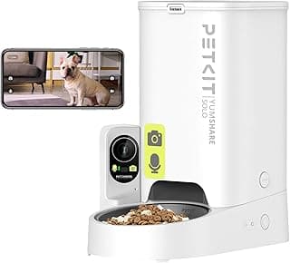 PETKIT Futterautomat Mit Kamera, KI Futterautomat Katze,3L Katzen Futterautomaten,Automatischer Futterspender für Katze und Hund,2.4G WiFi Intelligente App-Steuerung,1-5 Mahlzeiten - Amazon Angebot