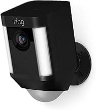 Ring Spotlight Cam Battery, Zertifiziert und generalüberholt | Schwarz - Top Deal