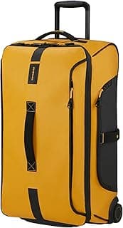 Samsonite Paradiver Light - Reisetasche mit Rollen (67 cm), Medium, Wasserabweisend, Leicht, 74.5 L, Gelb (Yellow) - Günstig online kaufen
