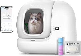 PETKIT Pura Max 2 Selbstreinigende Katzentoilette, 76L Katzenklo Selbstreinigend,xSecure,Geruchsbeseitigung,App-Steuerung,Große Fassungsvermögen,für Mehrere Katzen（Deo und Sandkissen Frei, mit N50） - Details ansehen