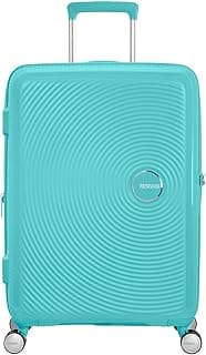 American Tourister Soundbox - Spinner M Erweiterbar Koffer, 67 cm, 71.5/81 L, Blau (Poolside Blue) - Stark reduziert