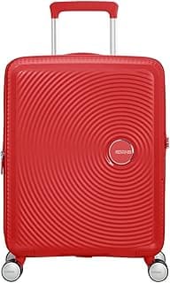 American Tourister Soundbox - Spinner S Erweiterbar Handgepäck, 55 cm, 35.5/41 L, Rot (Coral Red) - Top Deal