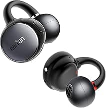 EarFun Clip Open Ear Kopfhörer Bluetooth, komfortabler Sitz, 10.8 mm Carbon-Treiber, Hi-Res Audio, LDAC, BassSurge, 40 Std. Akku, klare Anrufe, Clip-On Earbuds mit Bluetooth 6, Multipoint, IP55, APP - Produktbild
